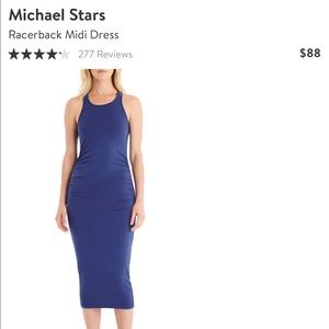 NWOT Michael Stars Racerback Midi Dress